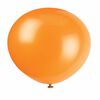 12" Latex Balloons, 10 pieces - Pumpkin Orange