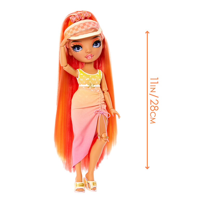 Rainbow High Pacific Coast Simone Summers- Sunrise (Orange) Fashion Doll