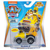  PAW Patrol, True Metal Mighty Rubble Super PAWs Collectible Die-Cast Vehicle, Mighty Series 1:55 Scale 