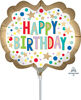 Ballon Mini Rempli D’Air "Birthday" D'Anagram