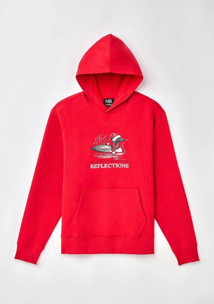 Northern Reflections Adult Festive Loon Hoodie Red | Toys R Us Canada