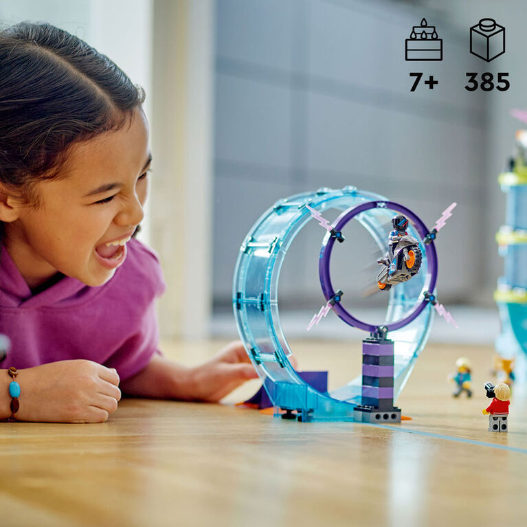 LEGO City Le défi de cascades suprême 60361 Ensemble de jeu de construction (385 pièces)