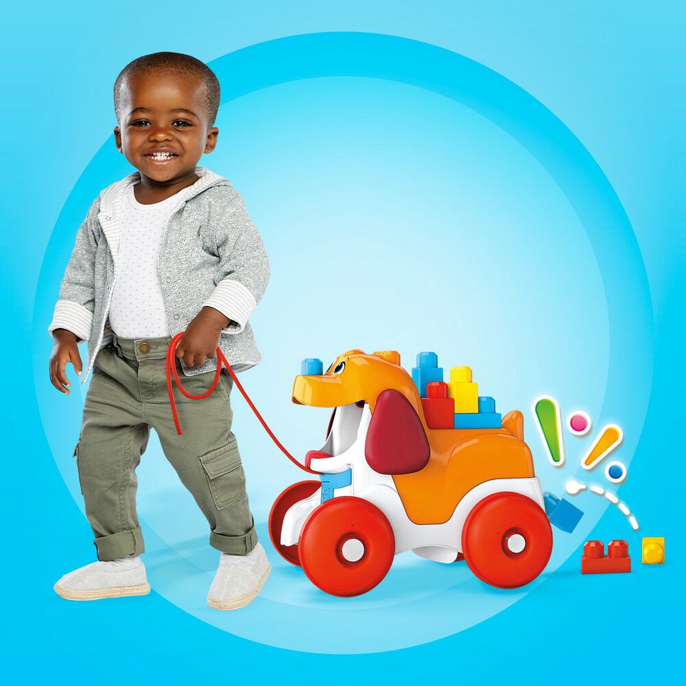 mega bloks truck pull along