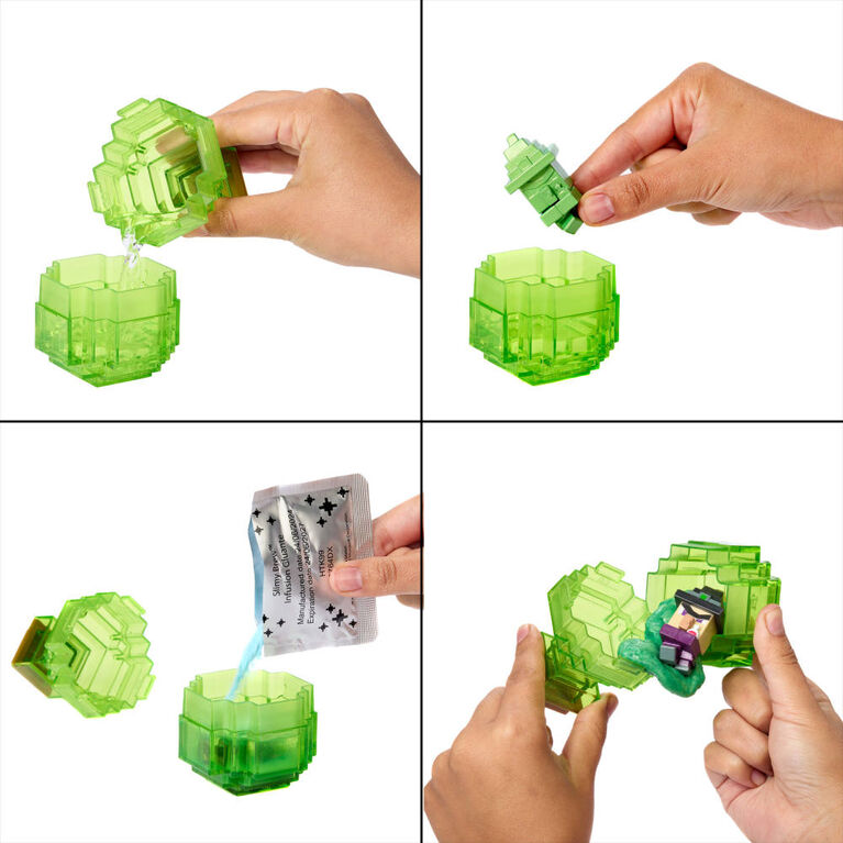 Minecraft Mini Mode Potion Brewing Action Figures with Color Reveal (Characters May Vary)