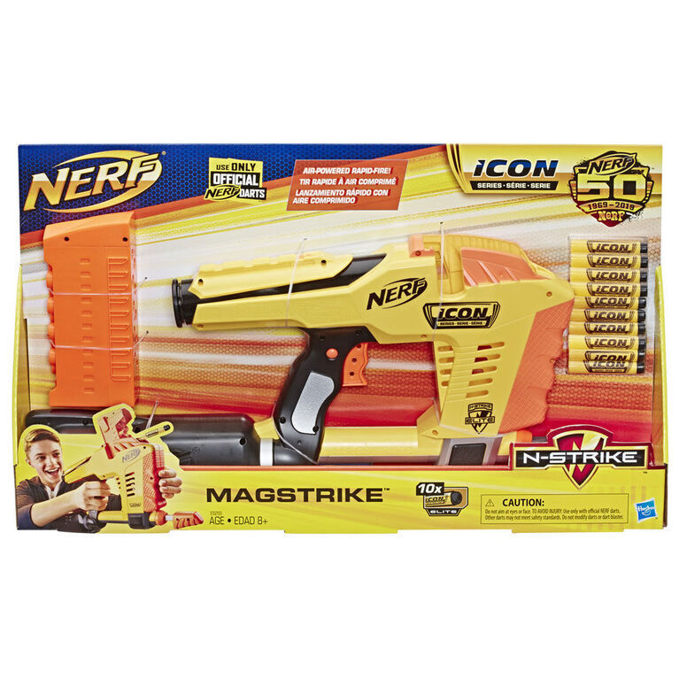 Blaster jouet à air comprimé Nerf N-Strike Magstrike - Notre exclusivité