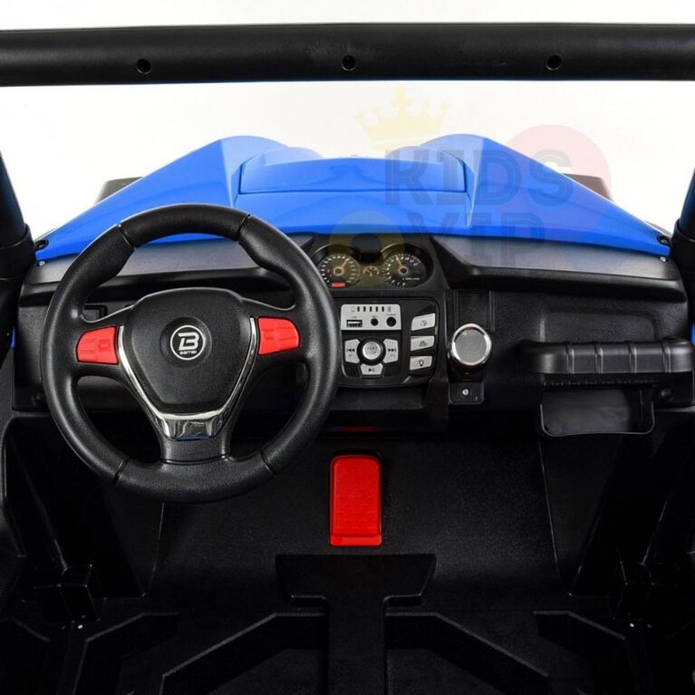 KidsVip 2x12V Enfants et Tout-Petits UTV Viper 4x4 Voiture Eléctrique avec Commande à Distance - Bleu