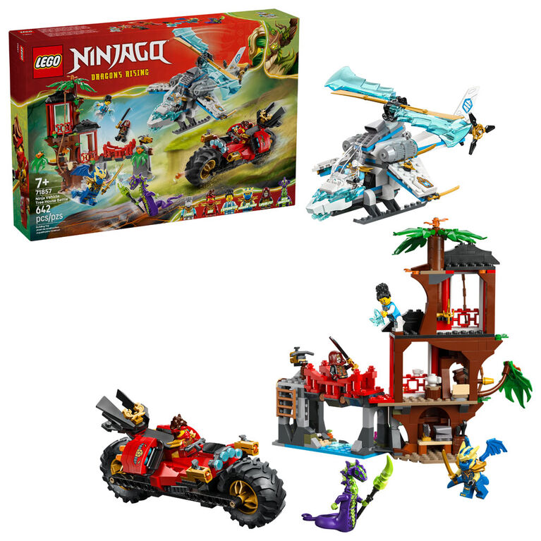LEGO NINJAGO Ninja Vehicle Tree House Battle Building Toy for Boys, Girls, & Kids, Ages 7+ - 71857