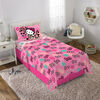 Hello Kitty "Wild Jungle" Twin Sheet Set