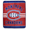 NHL Luxury Velour Blanket - Montreal Canadiens