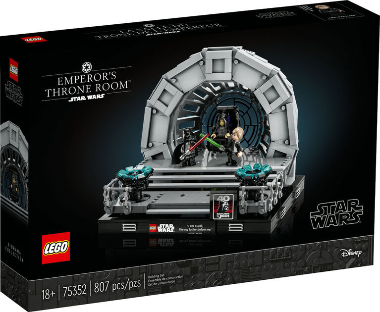 LEGO Star Wars Emperor's Throne Room Diorama 75352 Building Set (807 Pieces)