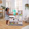 KidKraft Steam & Clean Wooden Play Kitchen with Safe Steam Technology, Lights & Sounds