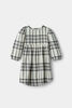Flannel Plaid Dress Grey 5-6Y