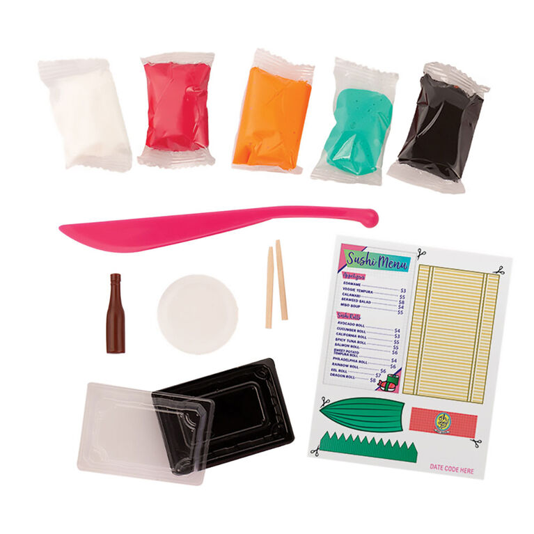 Fashion Angels - Kit 100% mini argile extra-plat pour petits sushis