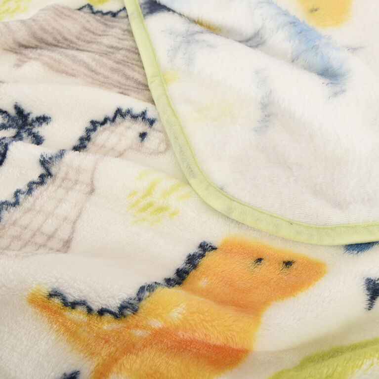 Dinosaur Plush Throw Blanket 40" x 50"