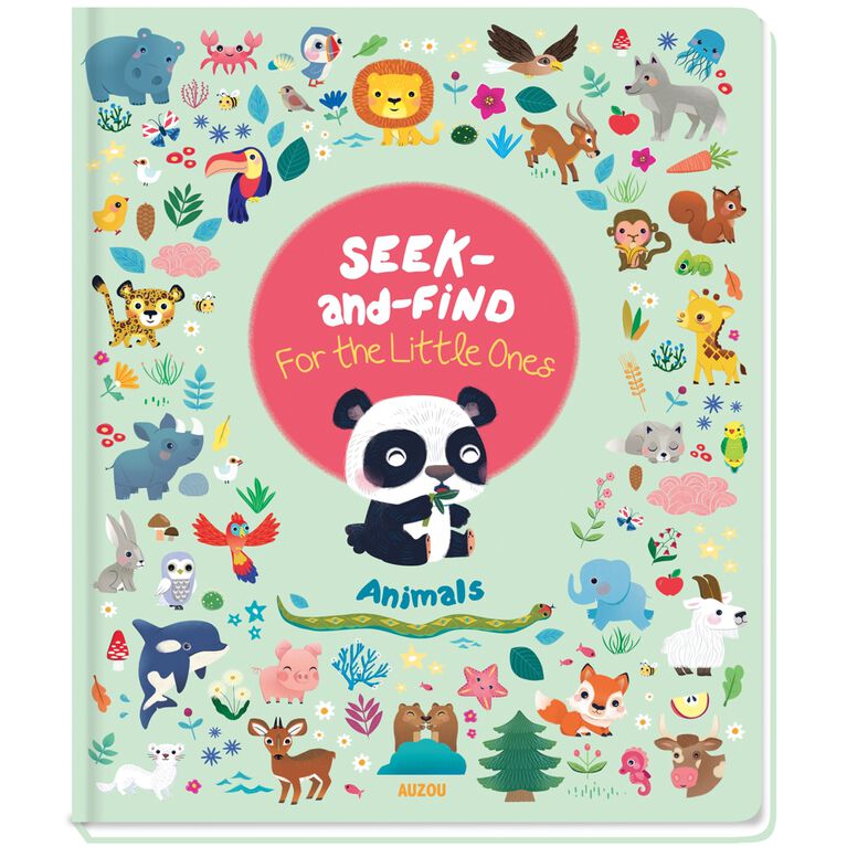 Cherche et Trouve des tout petits chez les animaux - Édition anglaise