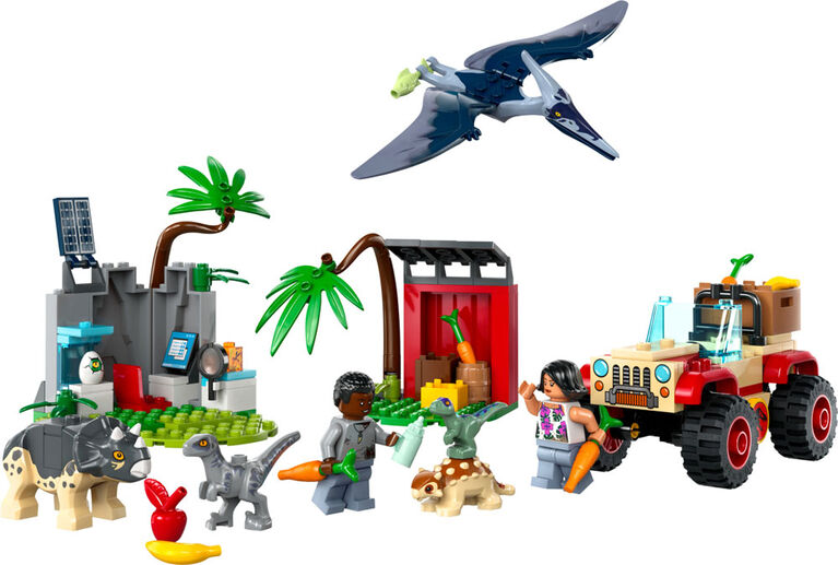 LEGO Jurassic World Baby Dinosaur Rescue Center and Toy Car 76963