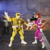 Power Rangers X Teenage Mutant Ninja Turtles Michelangelo Yellow Ranger and April O'Neil Pink Ranger