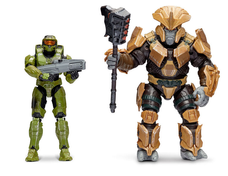 Halo 3.75" 2 Figure Pack - Master Chief vs. Brute Chieftain