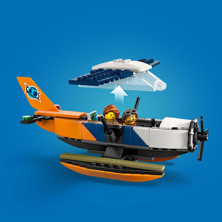 LEGO City Jungle Explorer Water Plane Toy Building Set, Fun Summer Toy or Kids Gift Idea, 60425