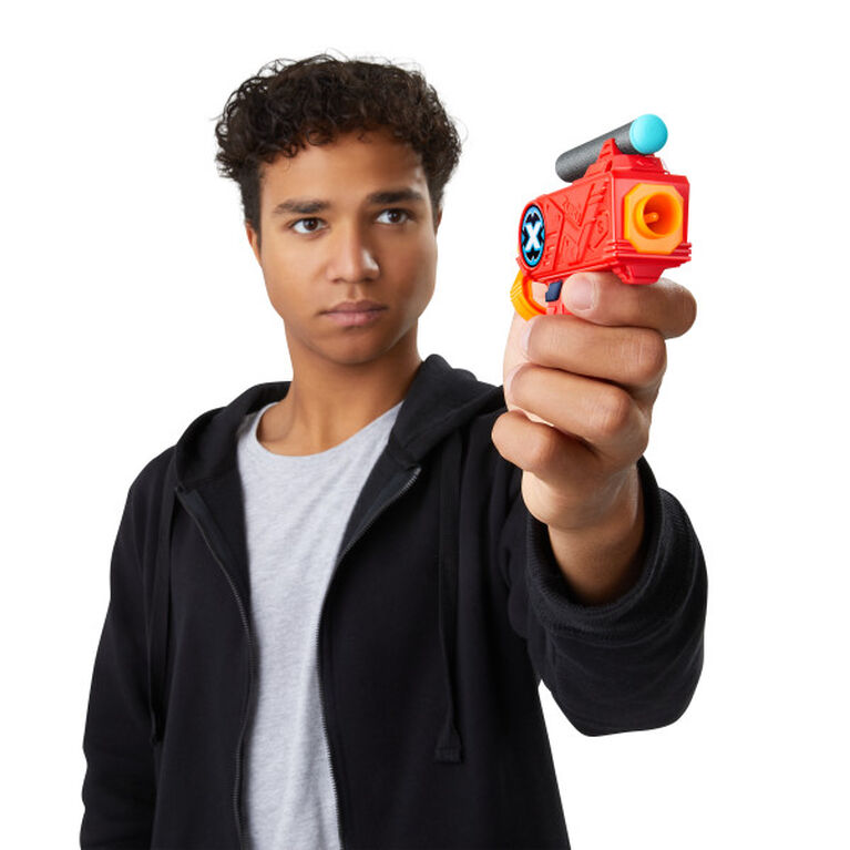 X-Shot Pistolet à fléchettes en mousse Micro Excel (8 fléchettes) de ZURU