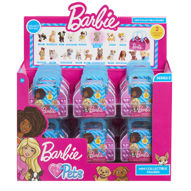 Barbie Pets Series 5 Collectible Mini Pets - 2 Hidden Figures - R Exclusive