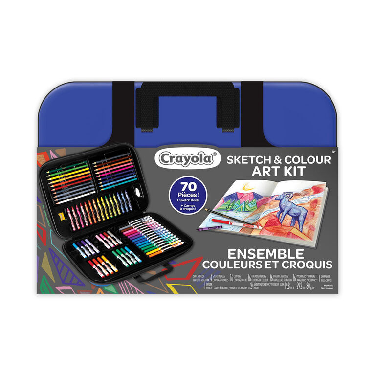 Ensemble couleurs et croquis Crayola - Notre exclusivité