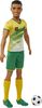 Ken Soccer Doll, Cropped Hair, #21 Uniform, Soccer Ball, Cleats,  Socks