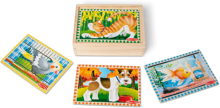 Melissa and Doug - Jigsaw Puzzles in a box- Pets
