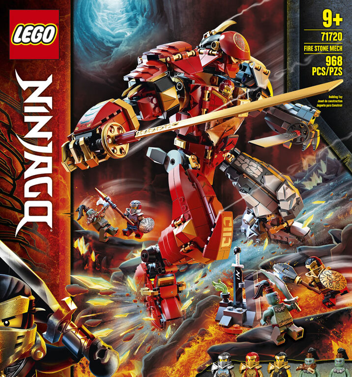 LEGO Ninjago Le Robot de feu et de pierre 71720 (968 pièces)