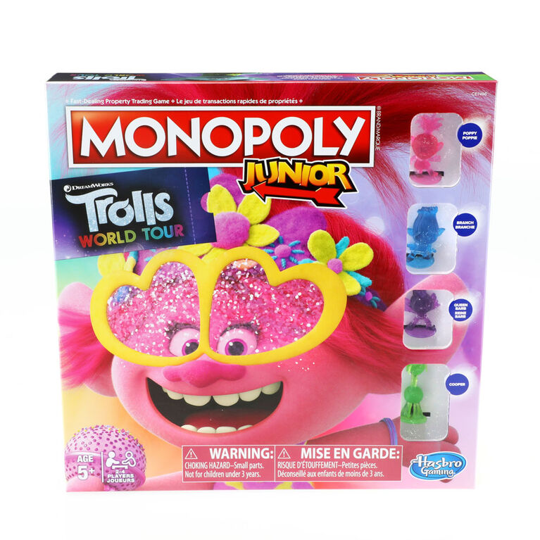 Monopoly Junior, Les Trolls 2 : Tournée mondiale de DreamWorks