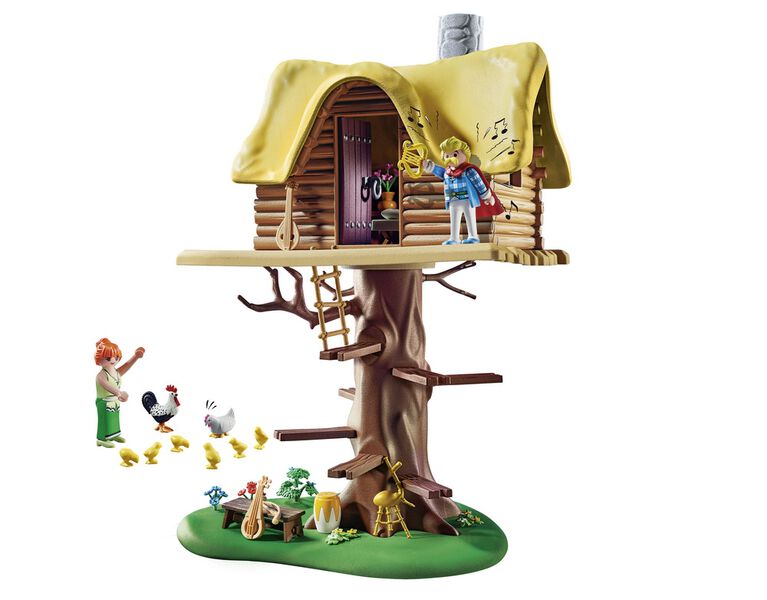 Astérix: Cacofonix with treehouse