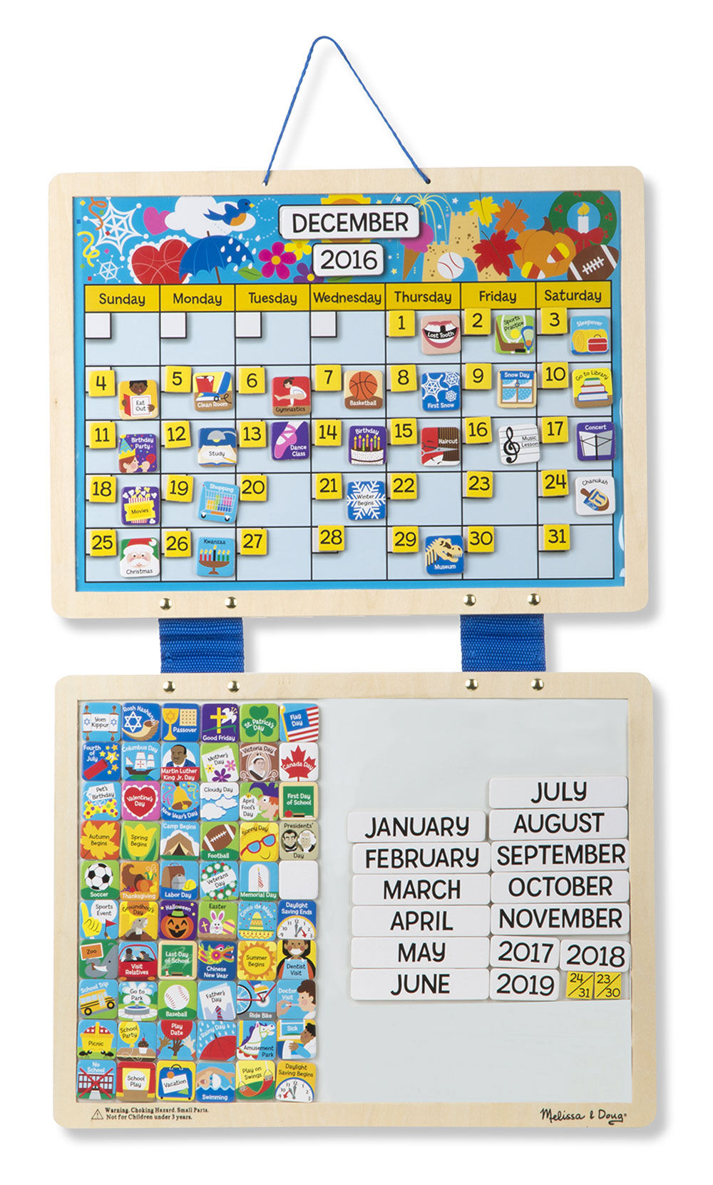 Melissa and doug magnetic calendar replacement pieces online