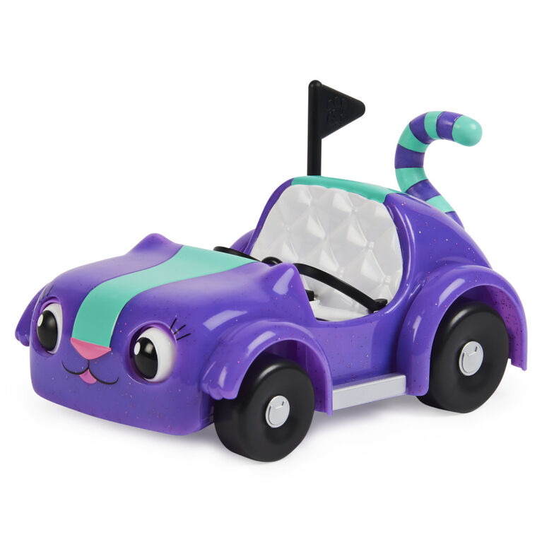 Gabby's Dollhouse, Carlita Toy Car with Pandy Paws Collectible Figure and 2 Accessories