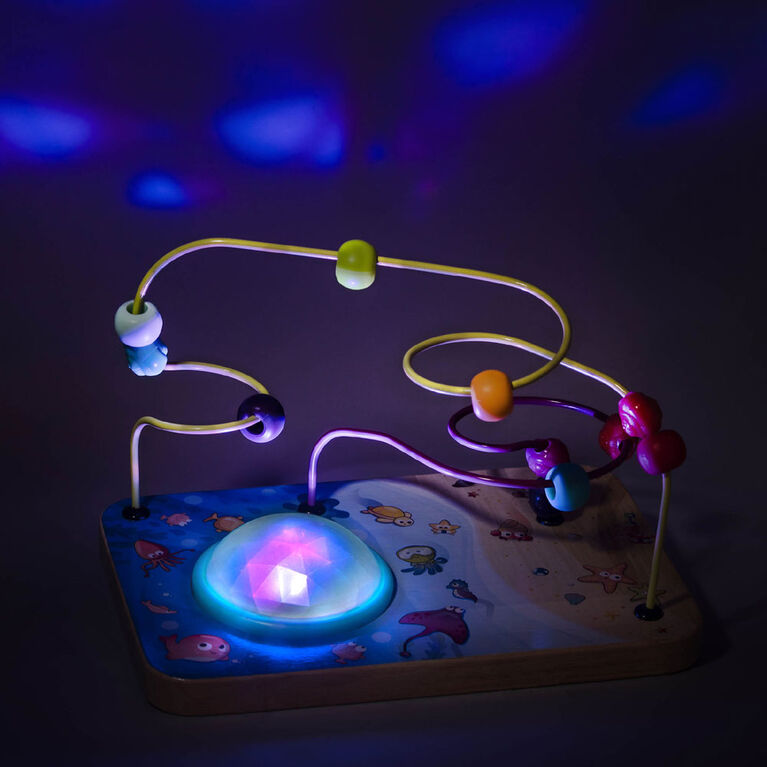 B. Wood Wire Maze W/ Lights