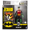 Batman 4-Inch Guardian Robin Action Figure with 3 Mystery Accessories, Mission 2