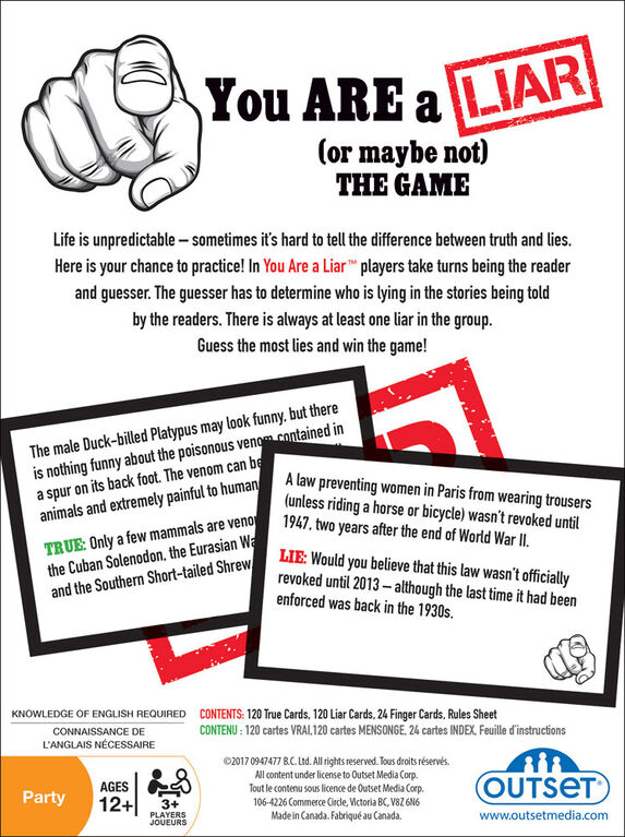 Outset Media - You Are A Liar - English Edition