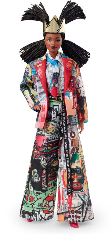 Barbie Collector Jean-Michel Basquiat X Barbie Doll with Braids and ...