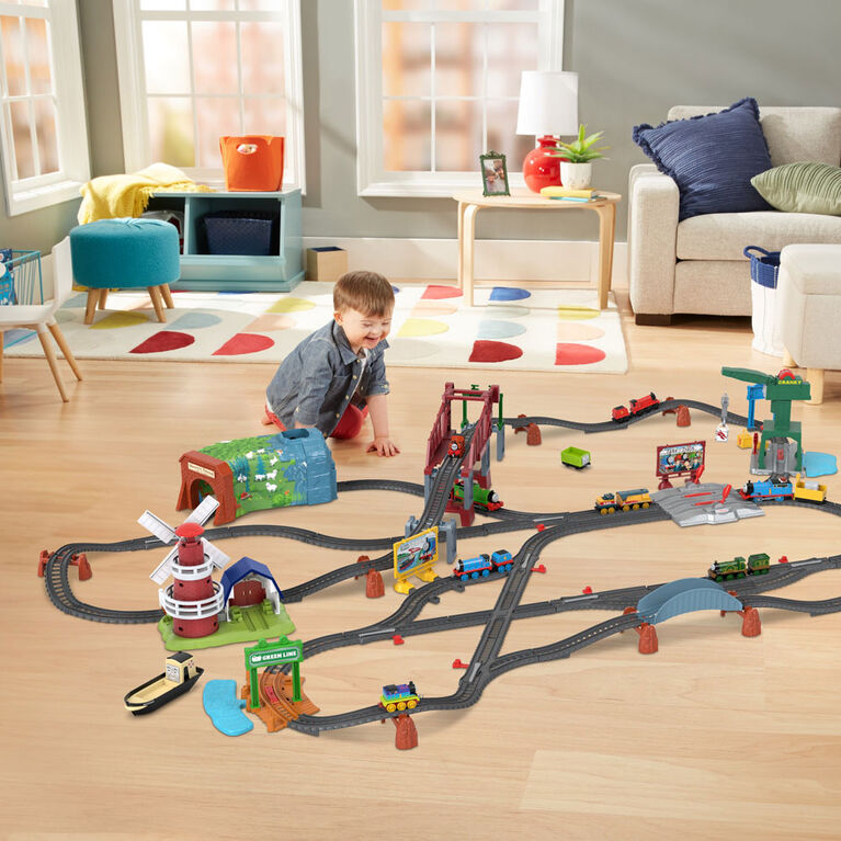 Fisher Thomas Friends Explore The Rails Deluxe Train Set English Edition Toys R Us Canada - Thomas And Friends Room Decor Ideas
