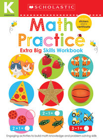 Scholastic Early Learners: Kindergarten Math Practice Extra Big Skills Workbook - English Edition