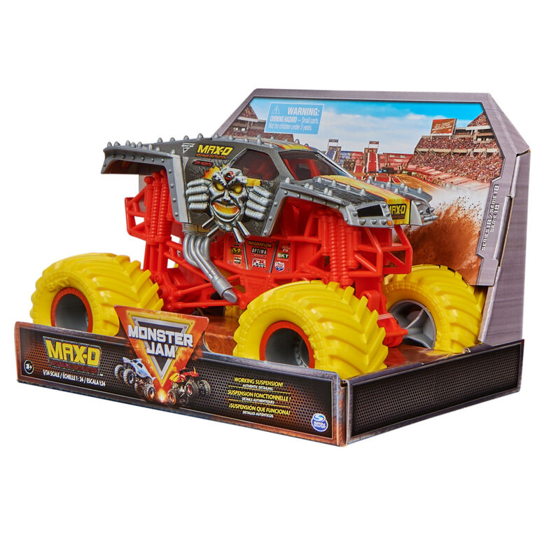 Monster Jam, Official Max-D Monster Truck, Collector Die-Cast Vehicle, 1:24 Scale