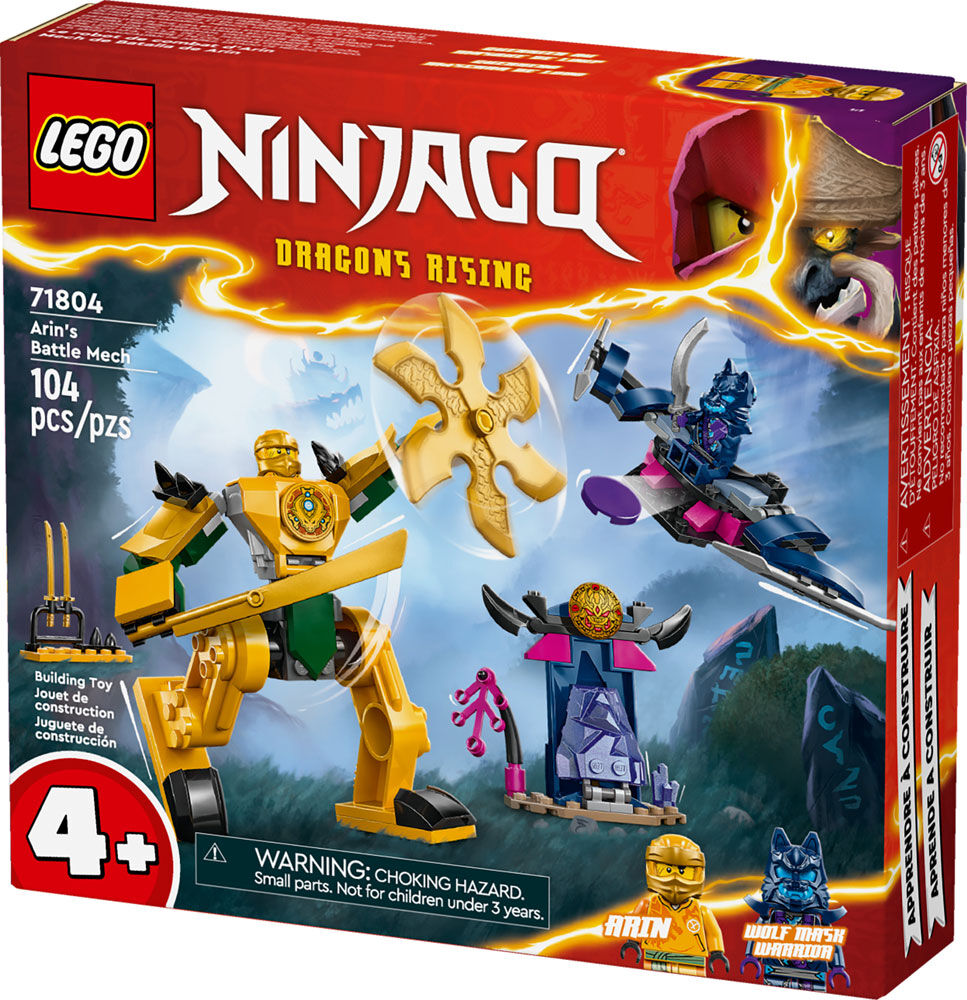 LEGO NINJAGO Arin s Battle Mech Ninja Toy Set 71804 Toys R Us Canada