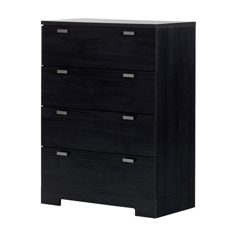 Reevo 4 Drawer Chest Dresser Black Onyx Toys R Us Canada