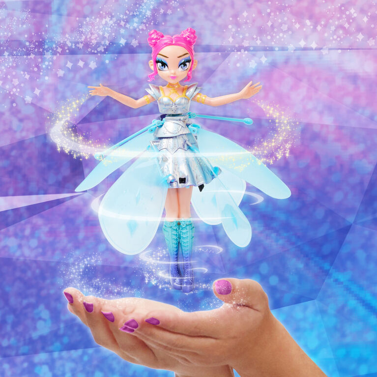 Hatchimals Pixies, Crystal Flyers Starlight Idol Magical Flying Pixie, Jouet avec lumières