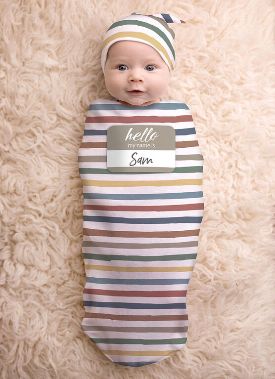 Itzy Ritzy Cutie Cocoon and Hat Set Dusty Rainbow Toys R Us Canada