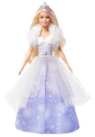 Poupée Barbie Princesse Révélation mode Barbie Dreamtopia, 31 cm (12 po), blonde avec mèche rose