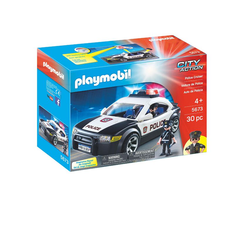 Playmobil - Voiture de Police - les motifs peuvent varier