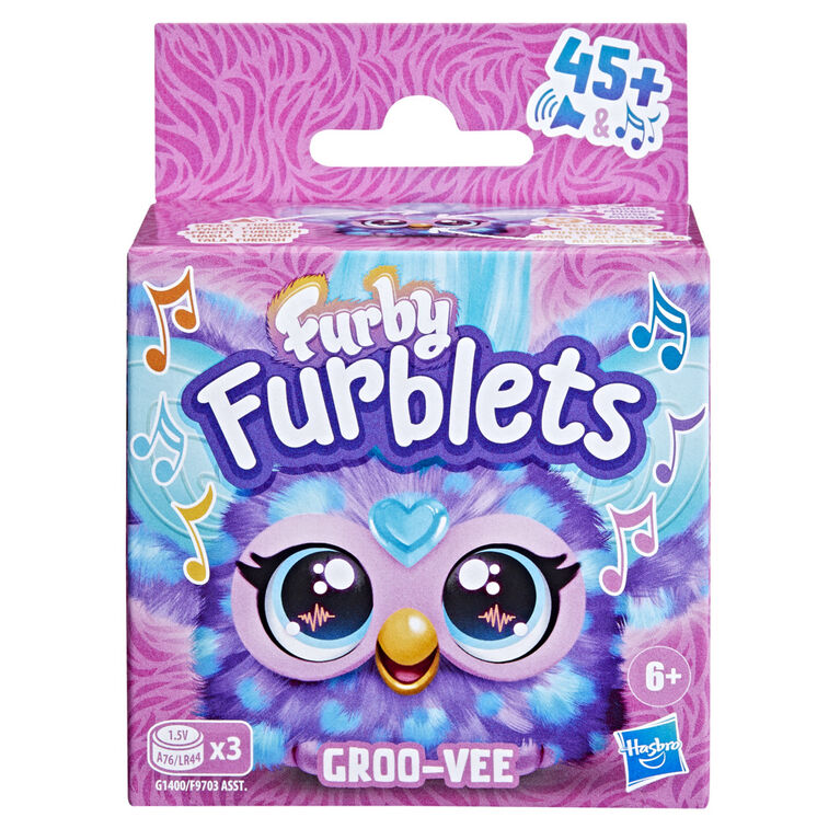Furby Furblets Groo-Vee Mini Electronic Plush Toy