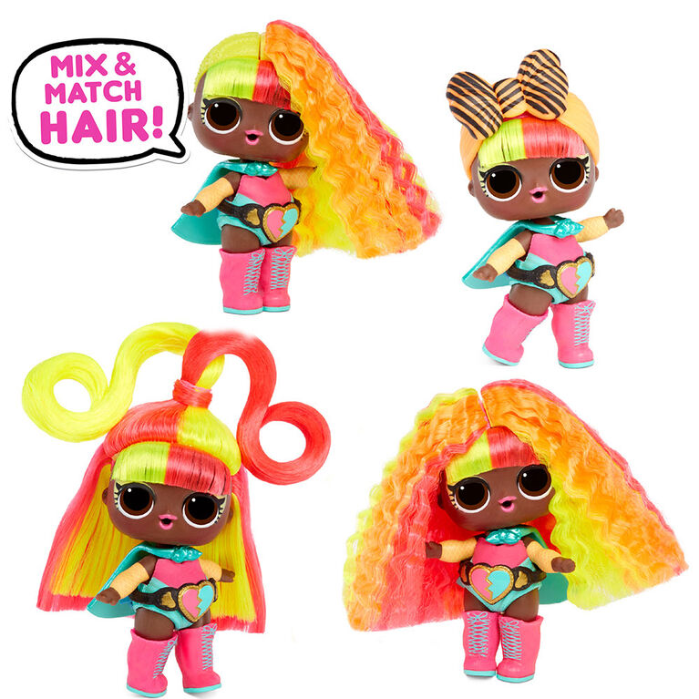 L.O.L. Surprise! #Hairvibes Dolls with 15 Surprises and Mix & Match Hair Pieces