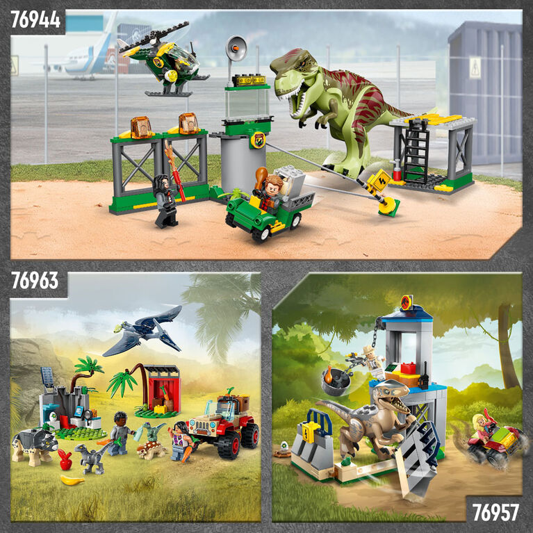 LEGO Jurassic World Baby Dinosaur Rescue Center and Toy Car 76963