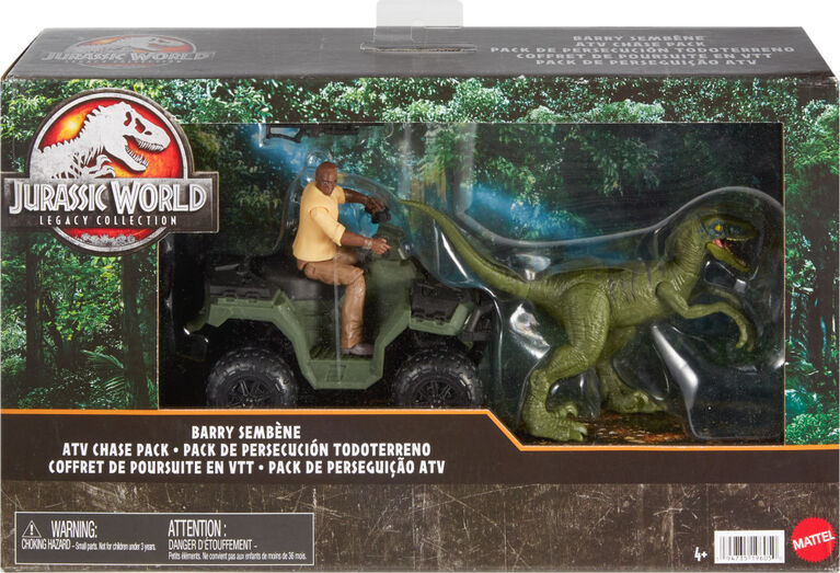Jurassic World Collection Héritage Poursuite en VTT de Barry Sembène